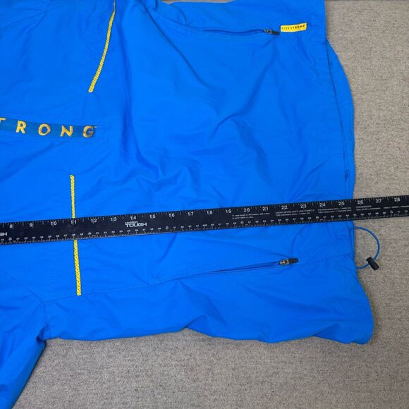 VTG Nike Anorak Men M Livestrong Royal Blue Cyclist Active Athletic Running Rare - Picture 7 of 9